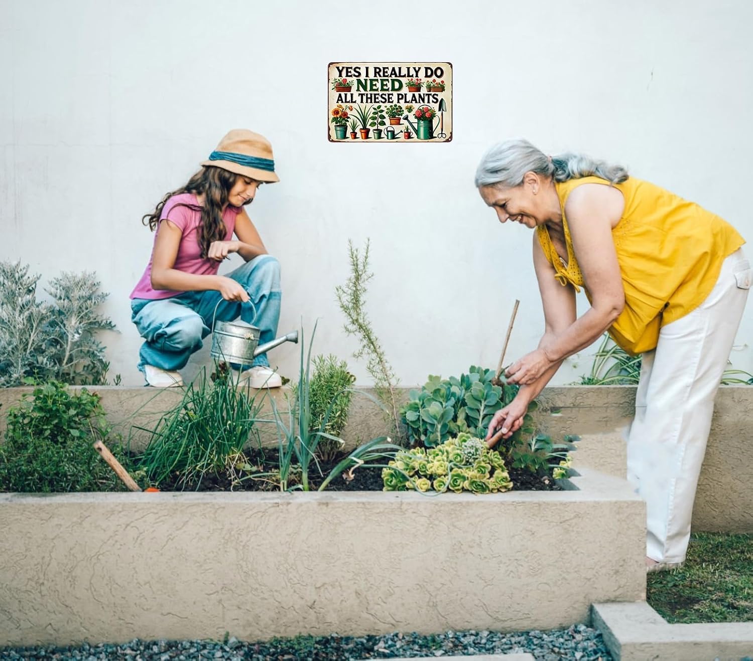 Garden Gifts I Really Need All These Plants Vintage Gardening Signs for Home Garden Greenhouse Living Room Bedroom Yard Outdoor Decor 8X12 Inch