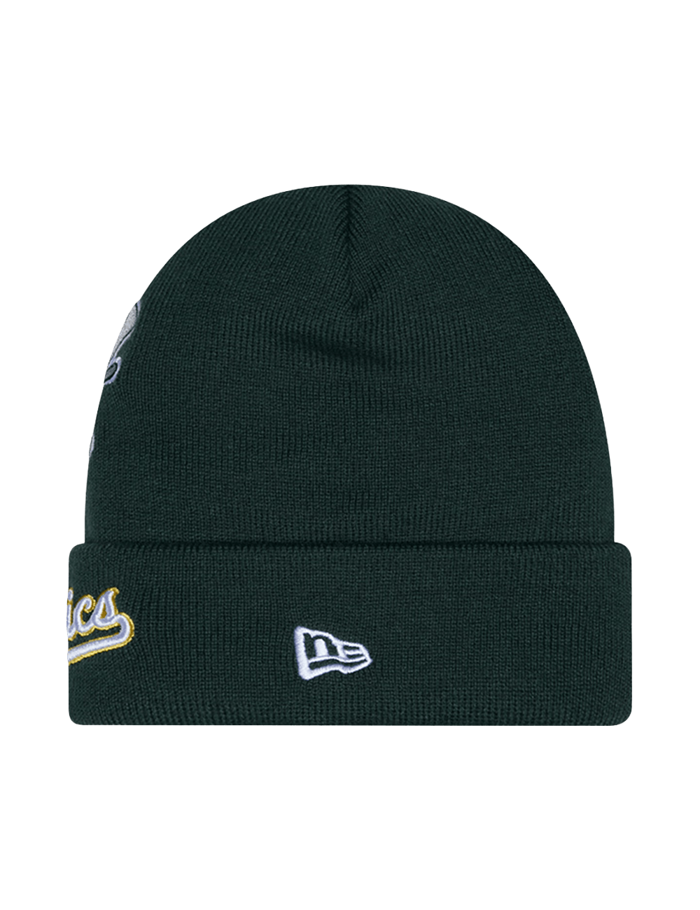 Athletics New Era MLB 26 AC Clubhouse Knit Beanie - Green