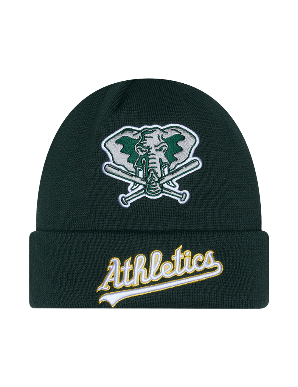 Athletics New Era MLB 26 AC Clubhouse Knit Beanie - Green